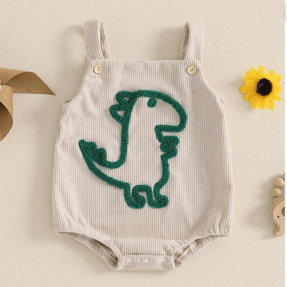 Dinosaur Baby Romper Overall